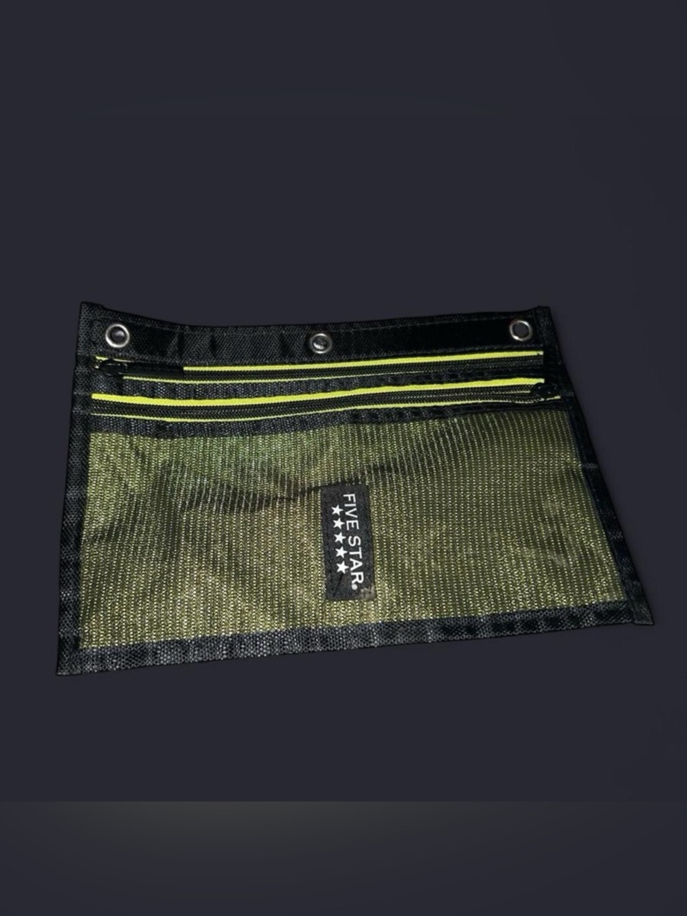 Five Star Men's Olive Green and Black Toiletry Pouch